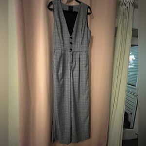 Plaid Bobi Black Jumpsuit